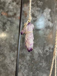 Amethyst and Driftwood plant Hanger