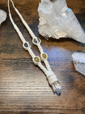 Citrine and Quartz Fidget Necklace